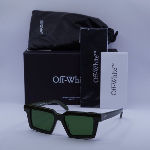 Off-White OERI142 WINDSOR 5655 Square Sunglasses – Military Green - Picture 5 of 10